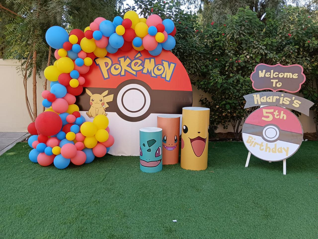 Pokemon Theme Birthday Decor