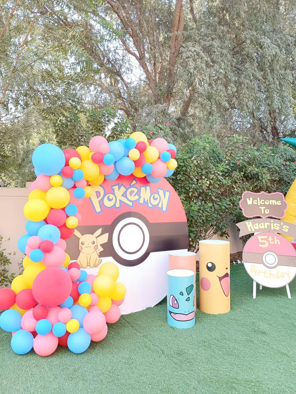 Pokemon Theme Birthday Decor