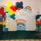 Rainbow Theme Birthday Decor
