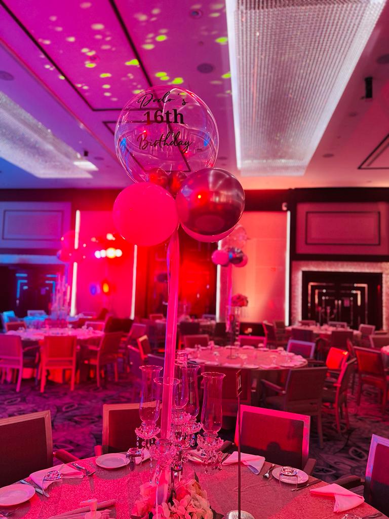 Red 16th Birthday Decor
