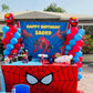 Saeed Spiderman Theme Birthday Decor