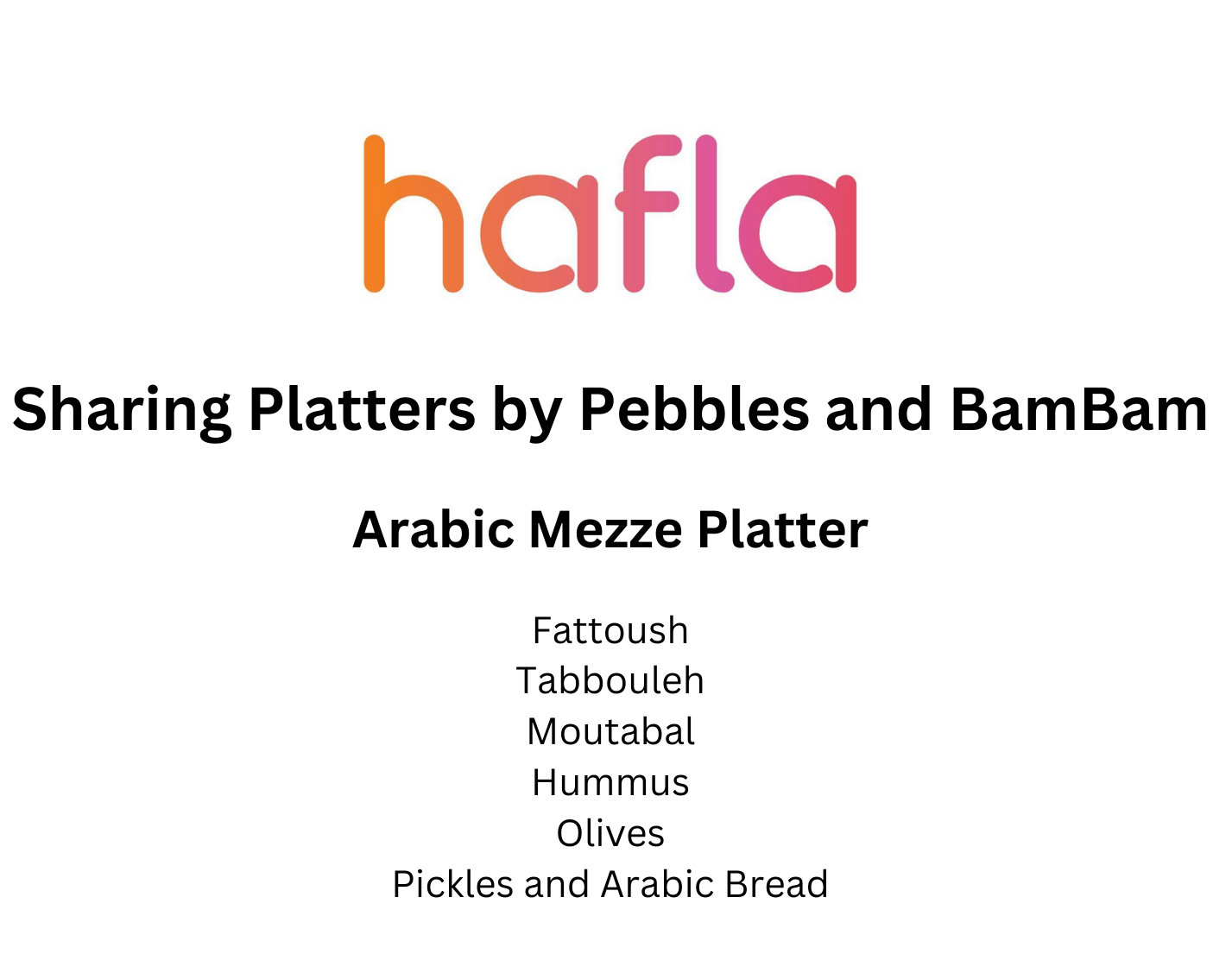 Sharing Platters by Pebbles and BamBam