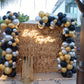 Shimmering Wall Anniversary Decor