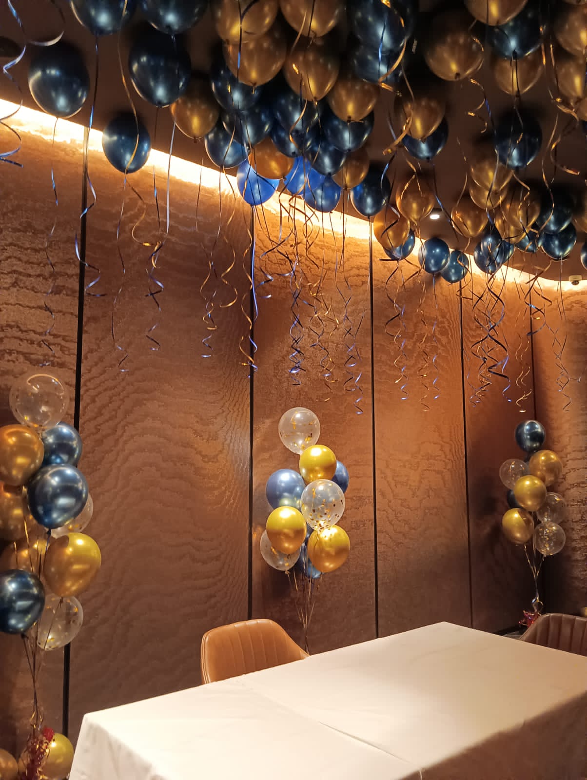 Silver Gold Birthday Decor