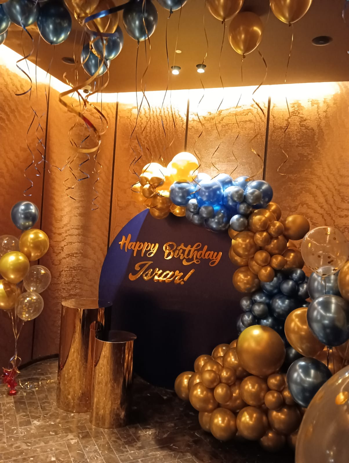 Silver Gold Birthday Decor