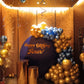 Silver Gold Birthday Decor