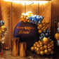 Silver Gold Birthday Decor