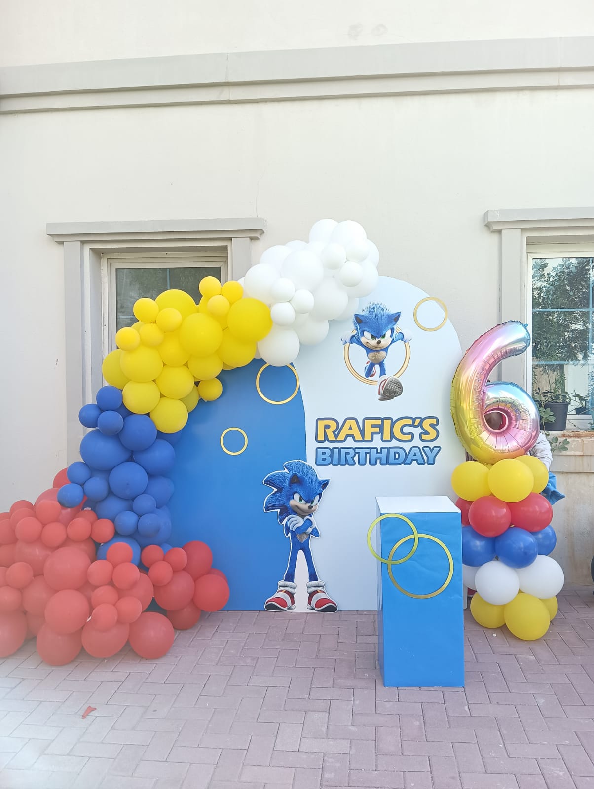 Sonic Theme Birthday Decor
