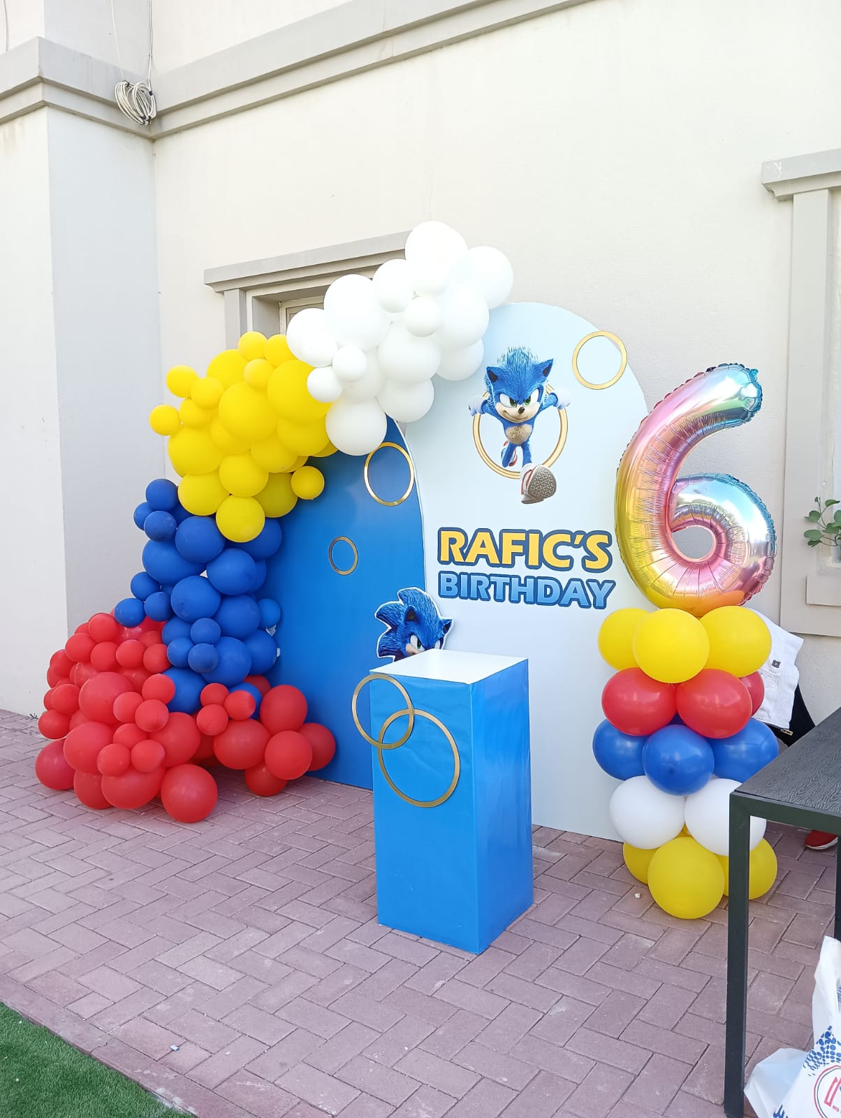 Sonic Theme Birthday Decor