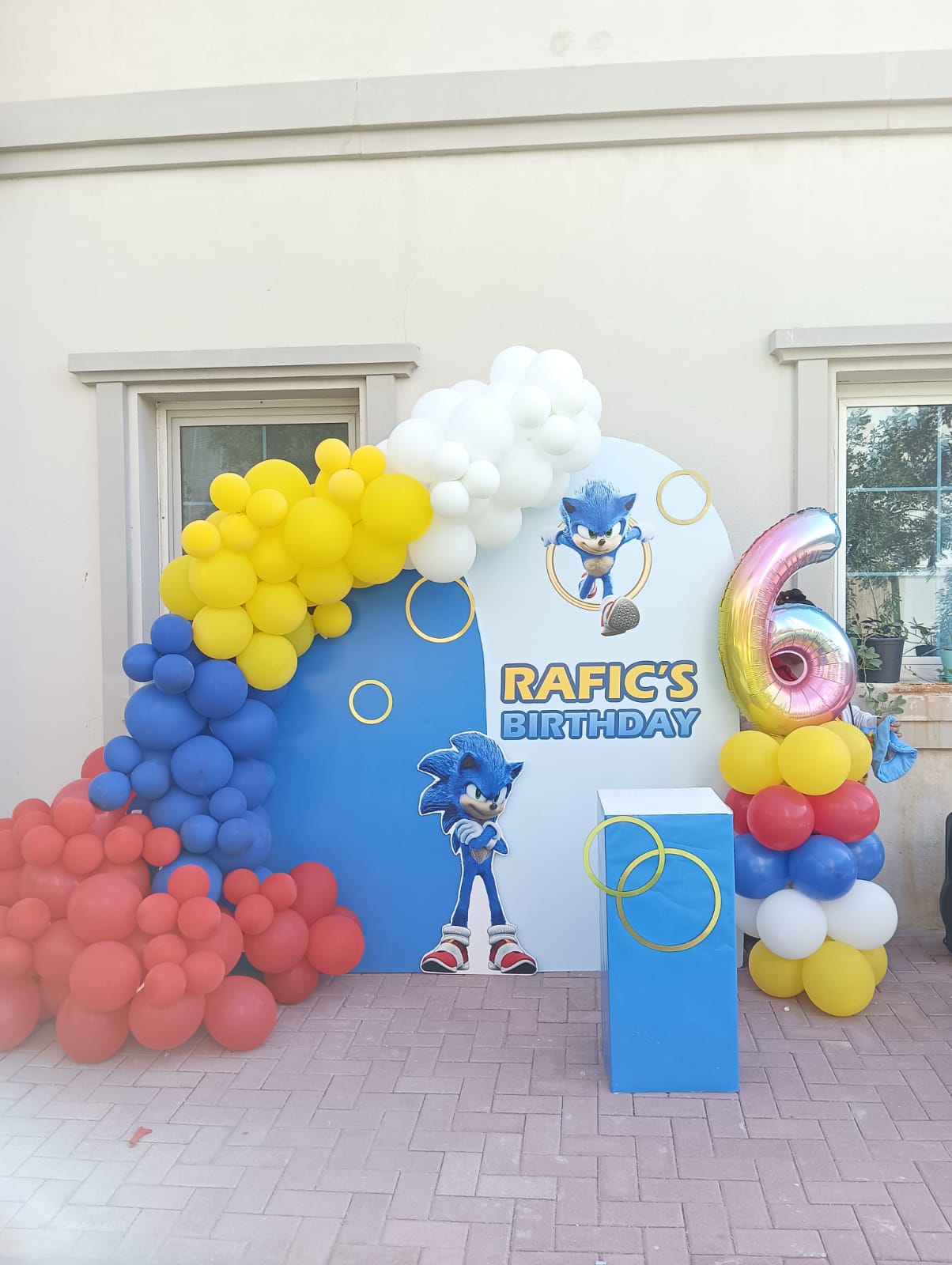 Sonic Theme Birthday Decor