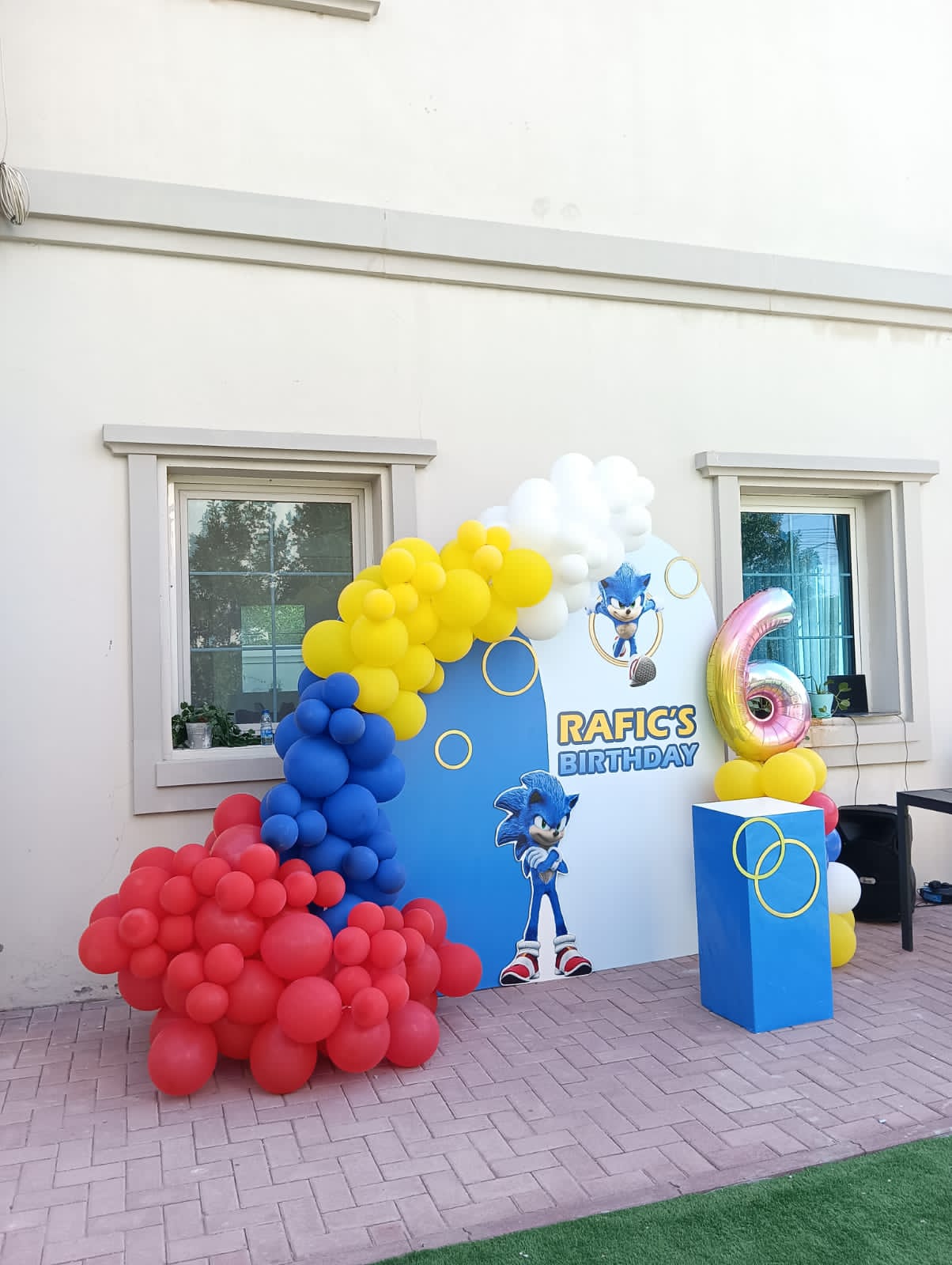 Sonic Theme Birthday Decor