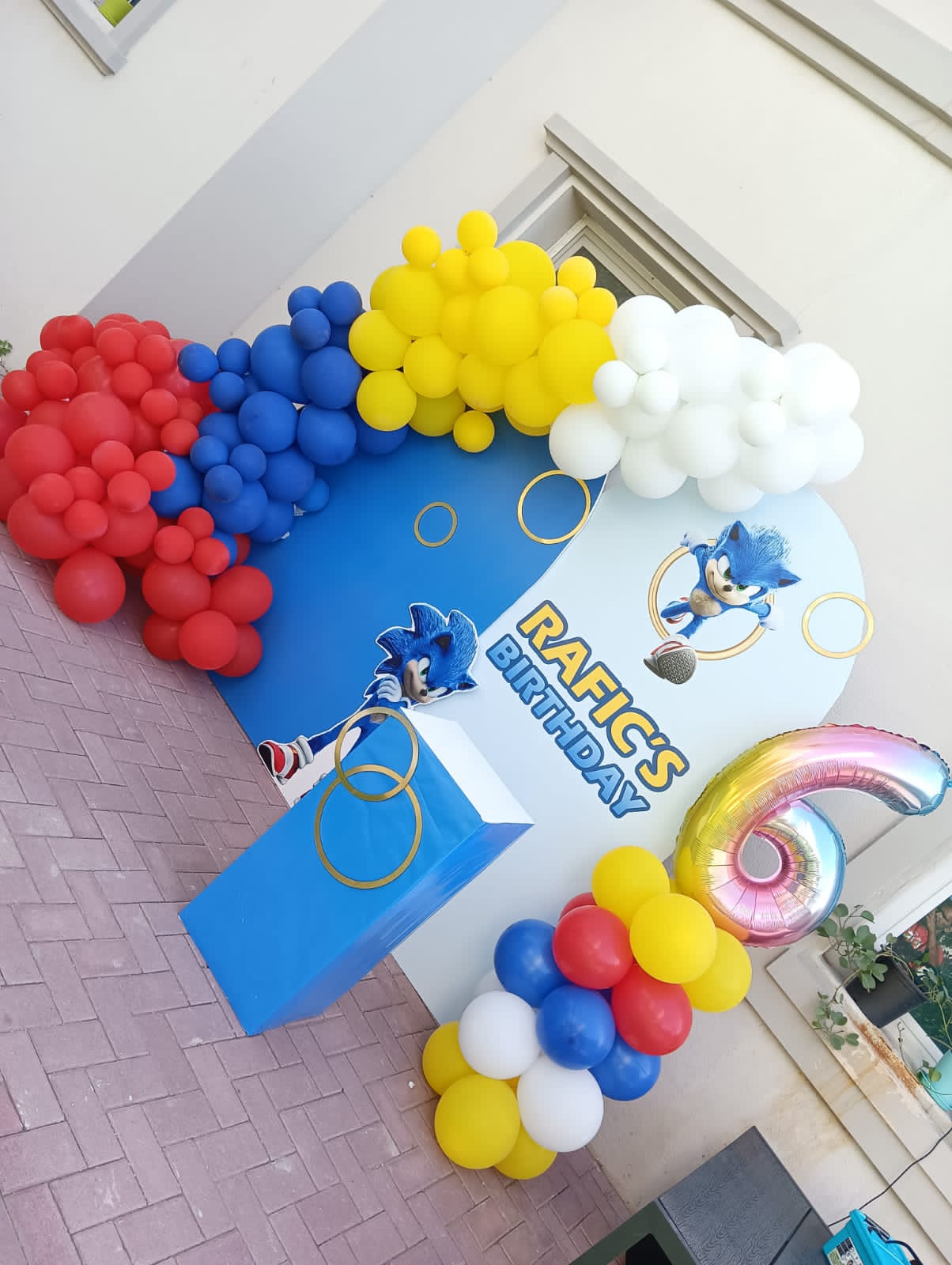 Sonic Theme Birthday Decor