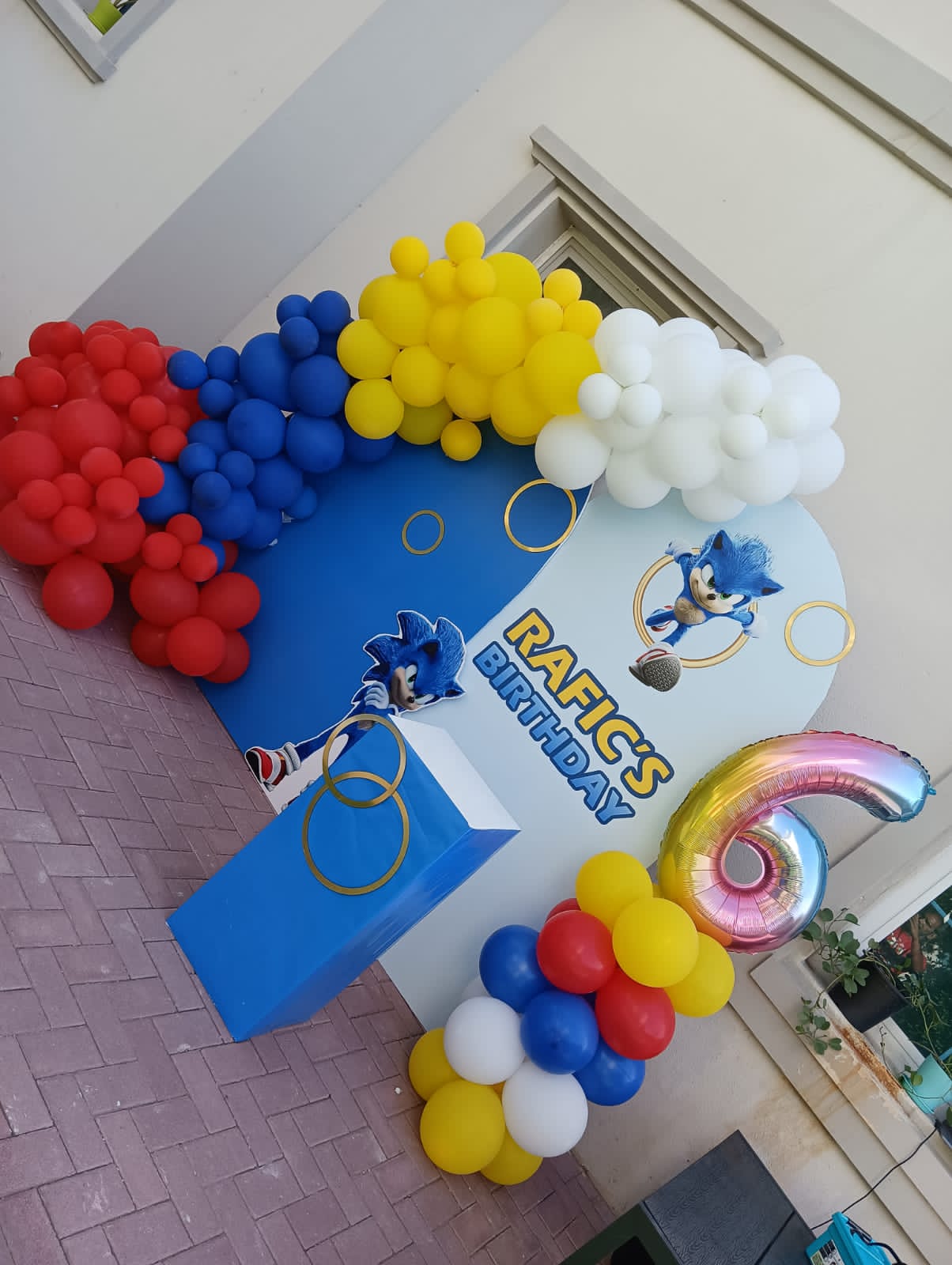 Sonic Theme Birthday Decor