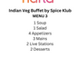 Indian Veg Buffet by Spice Klub