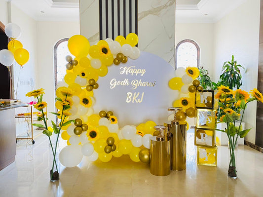 Sunflower Baby Shower Decor