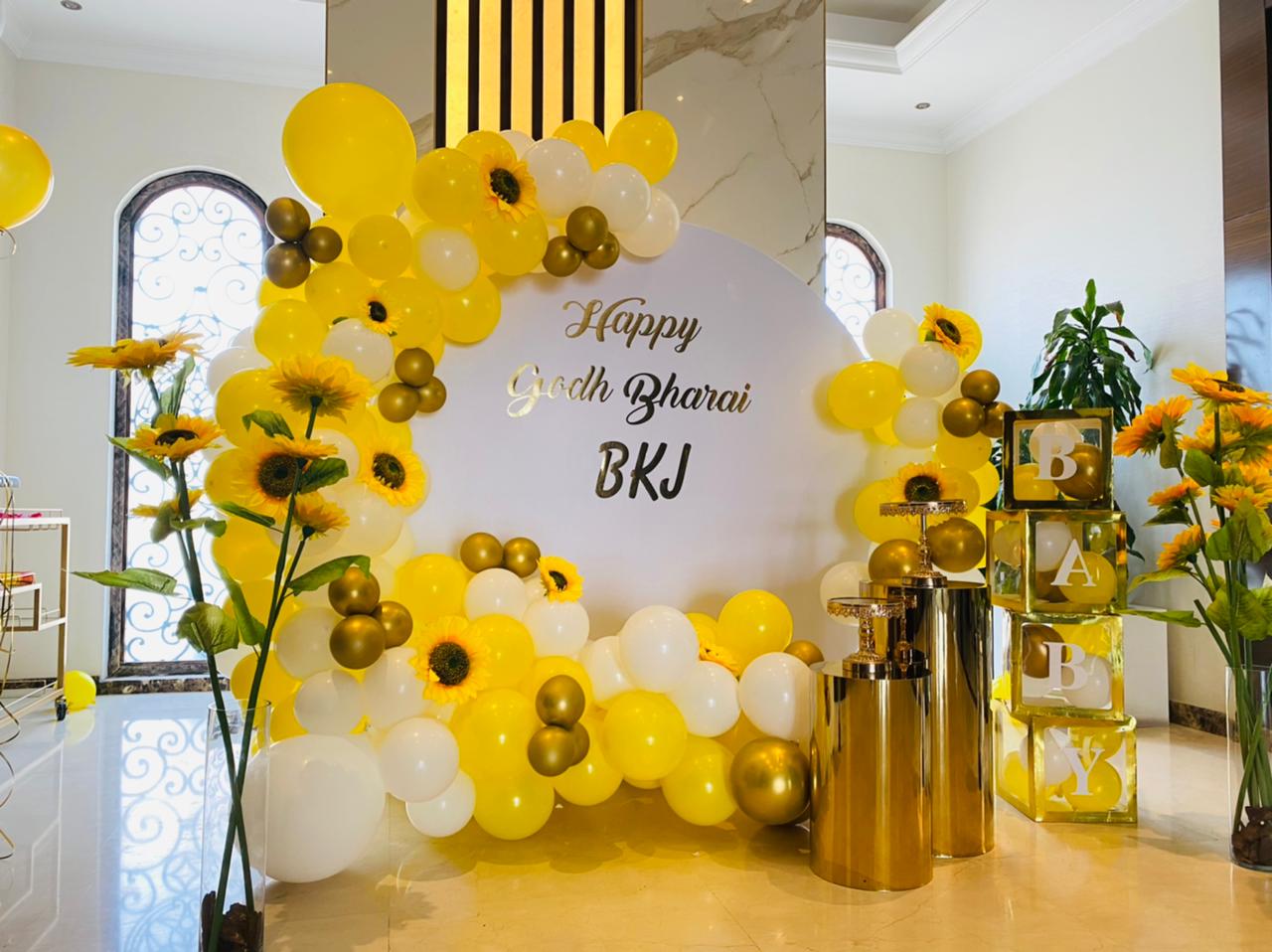 Sunflower Baby Shower Decor