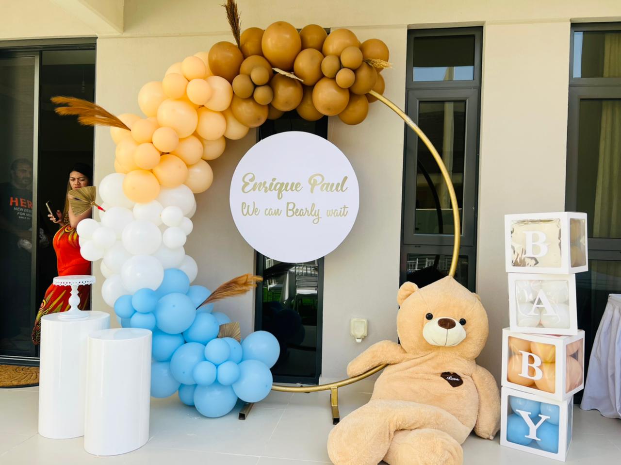 Teddy Baby Shower Decor