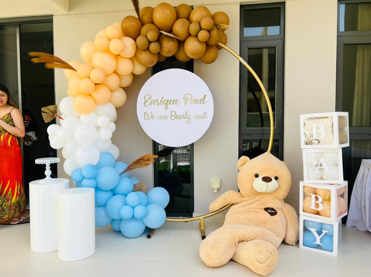 Teddy Baby Shower Decor