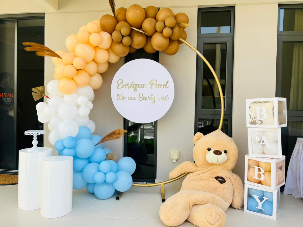 Teddy Baby Shower Decor