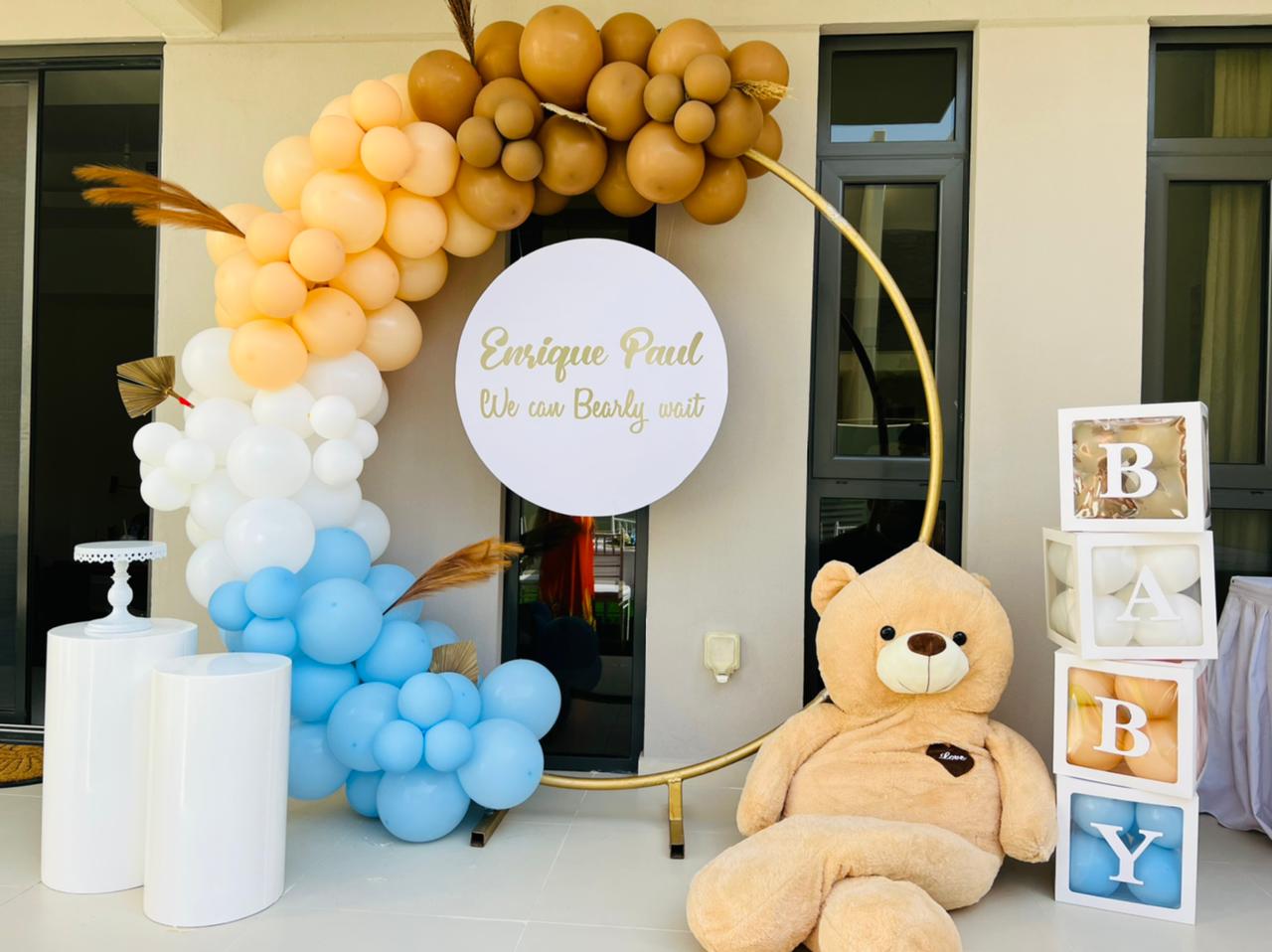 Teddy Baby Shower Decor