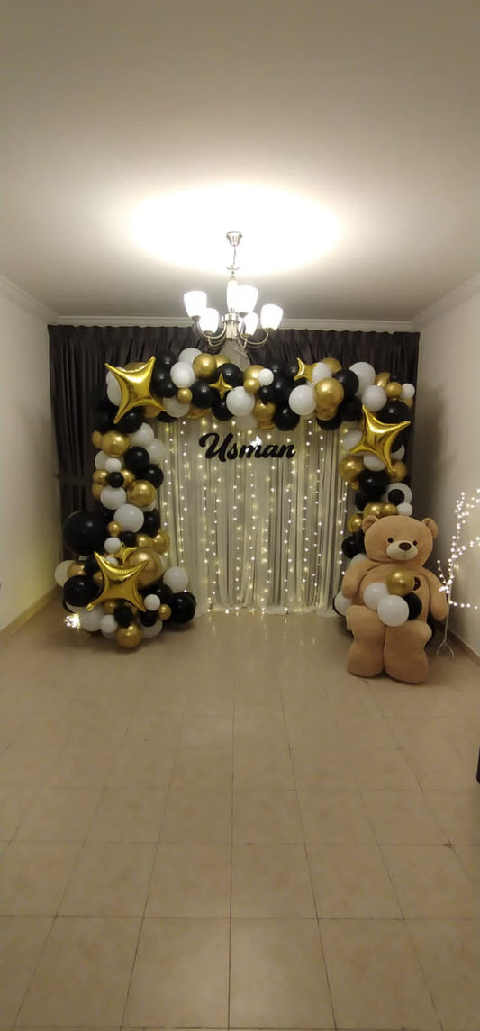 Teddy Bear Gold Decor