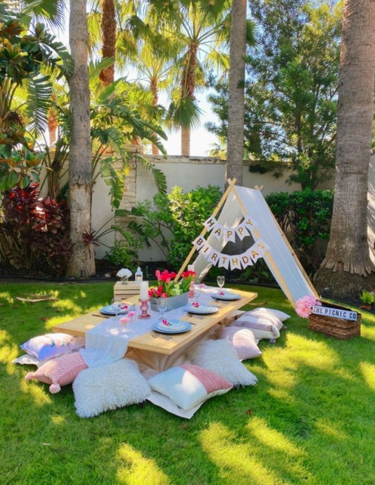 TeePee Birthday Decor