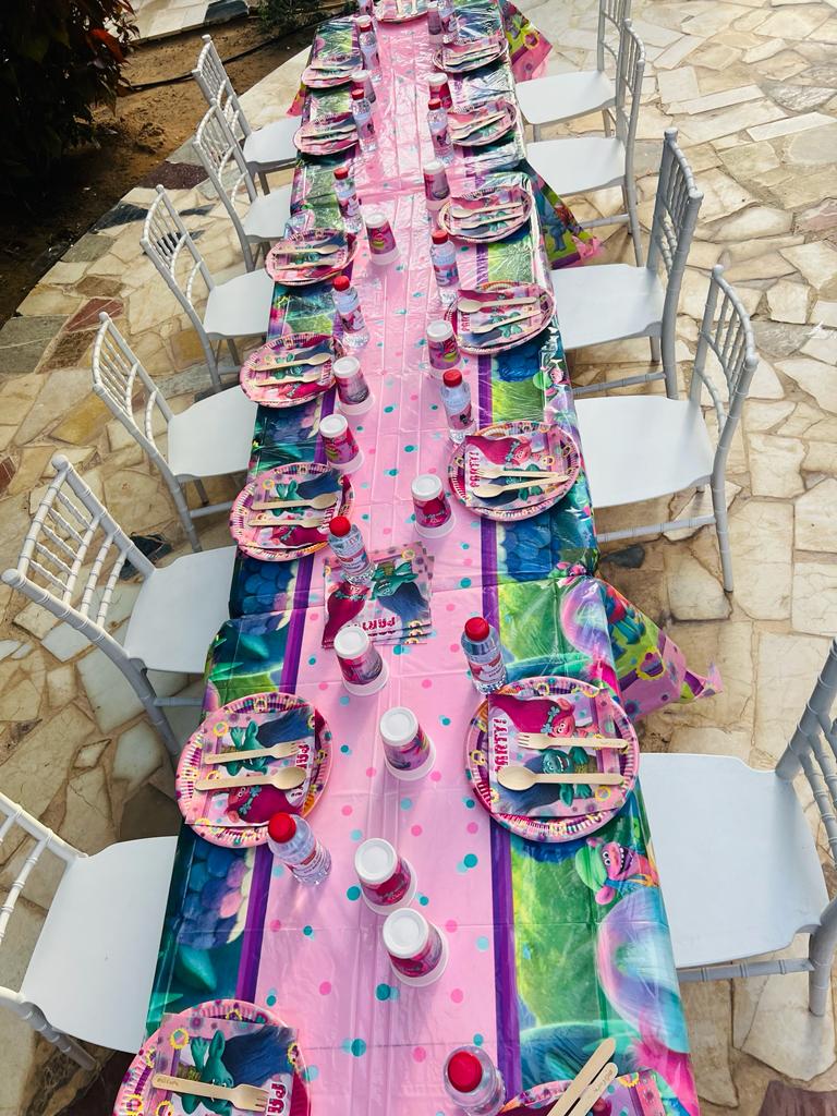 Trolls Theme Twin Birthday Decor