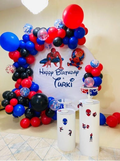 Turki Spiderman Theme Birthday Decor