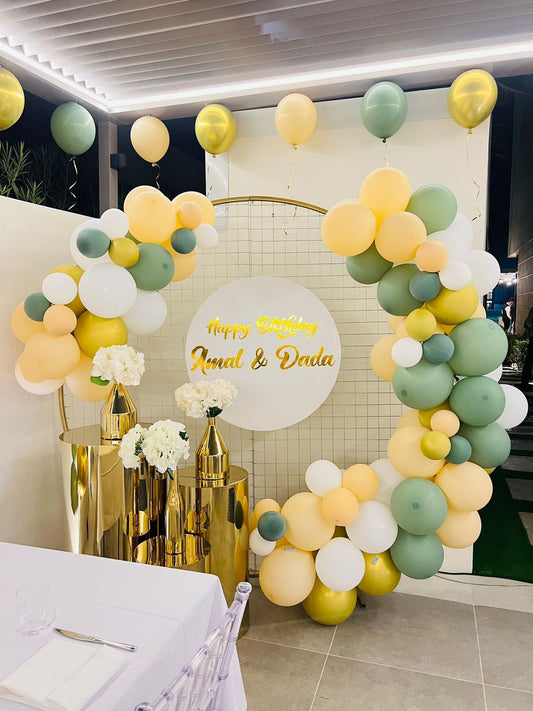 Twin Birthday Decor