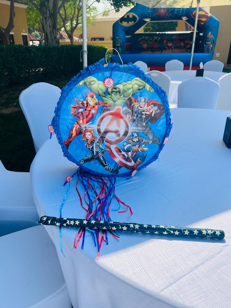 Twin Super Hero Birthday Decor