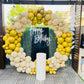 White Gold Birthday Decor