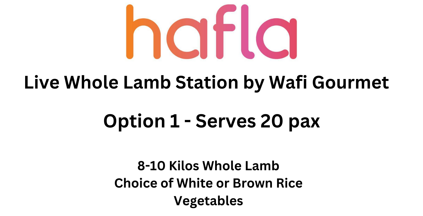 Live Whole Lamb Station by Wafi Gourmet